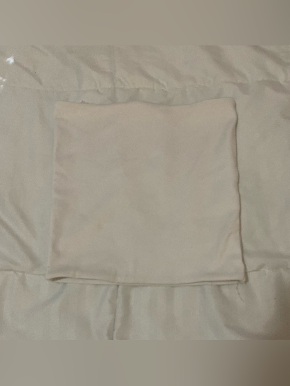 Zara White Strapless Top